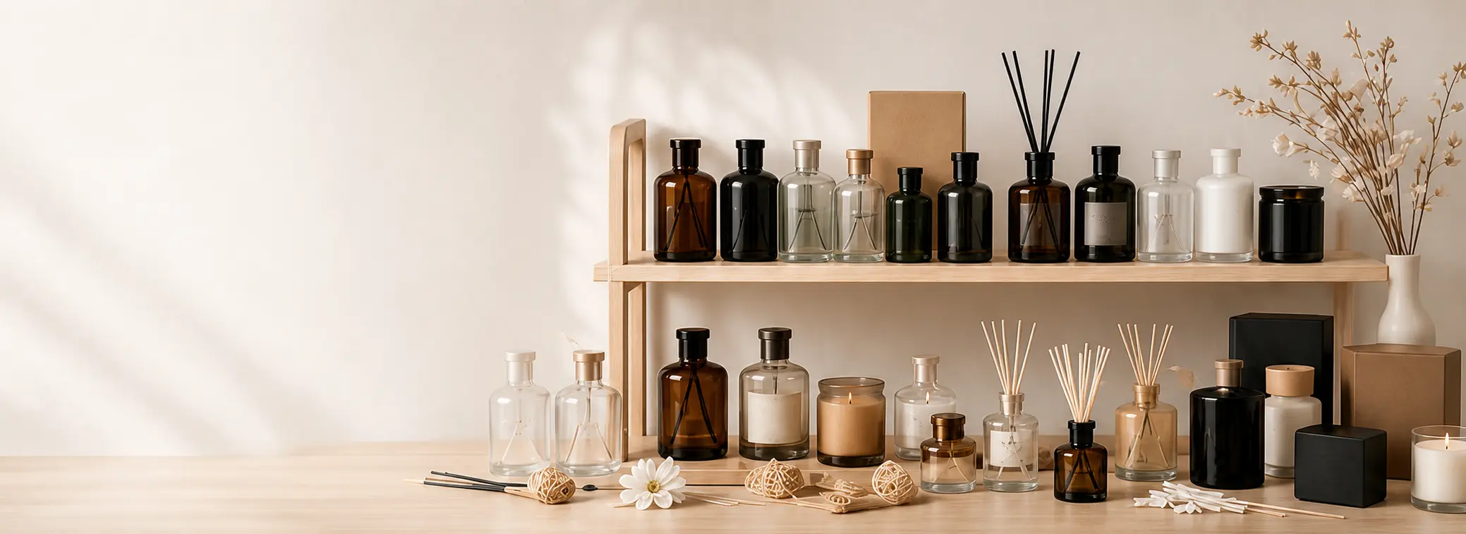 Premium home fragrance packaging collection