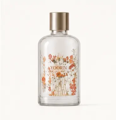 Decorated decal bottle
